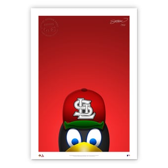St. Louis Cardinals 14" x 20" Minimalist Fredbird Mascot Wall Art