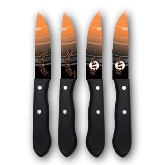 Woodrow San Francisco Giants 4-Piece Stainless Steel Steak Knife Set