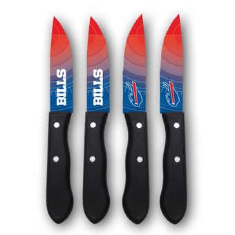 Woodrow Buffalo Bills 4-Piece Stainless Steel Steak Knife Set