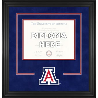 Arizona Wildcats Deluxe 8.5" x 11" Diploma Frame with Team Logo