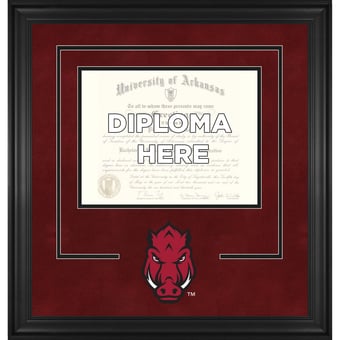 Arkansas Razorbacks Deluxe 8.5" x 11" Diploma Frame with Team Logo