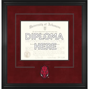 Arkansas Razorbacks Deluxe 11" x 14" Diploma Frame with Team Logo