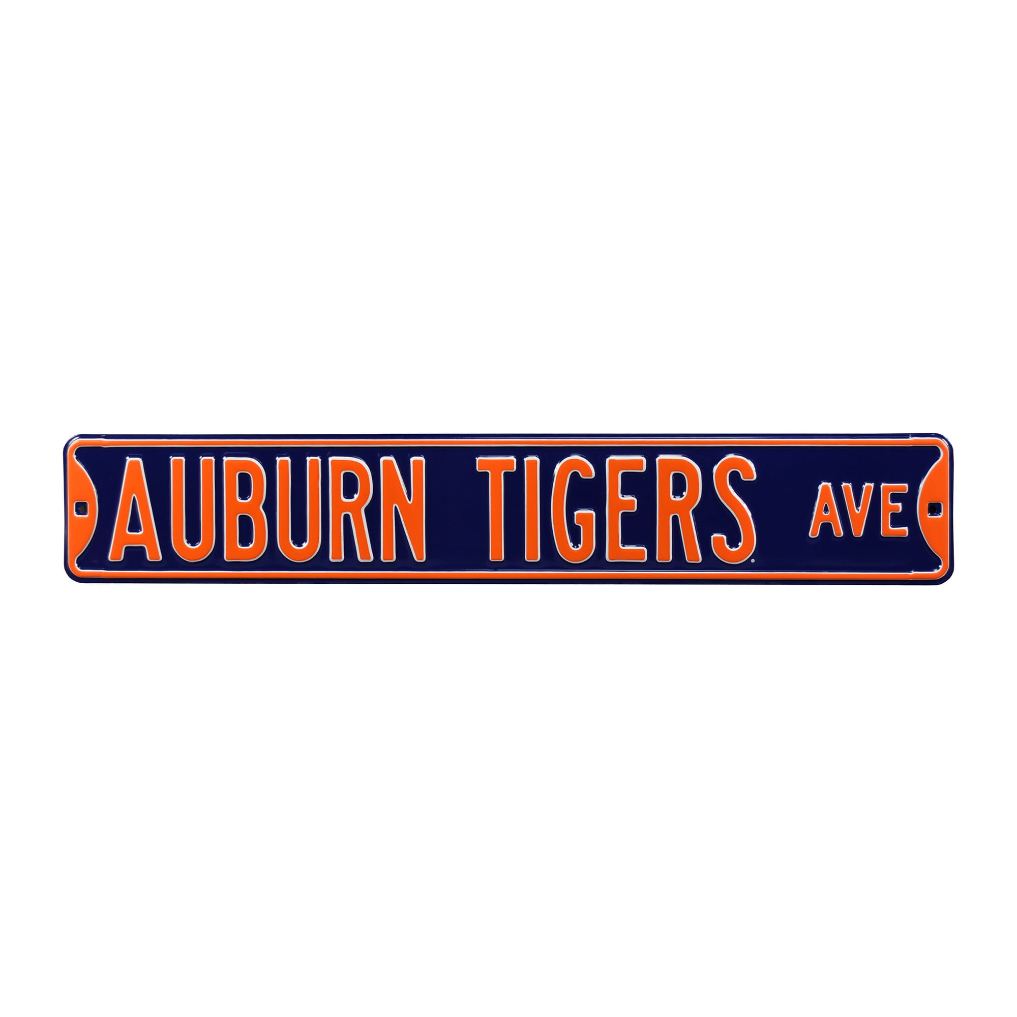 Navy Auburn Tigers 6" x 36" College Ave Street Sign