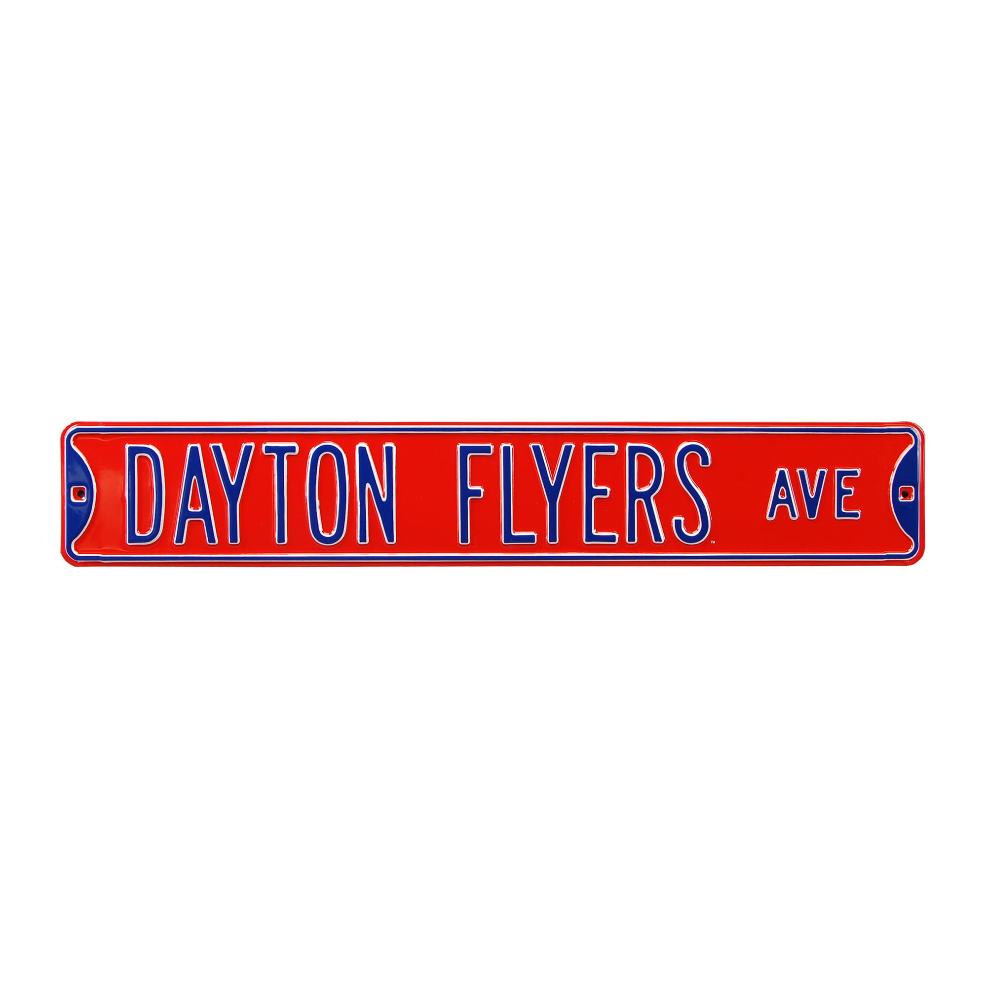 Red Dayton Flyers 6" x 36" College Ave Street Sign