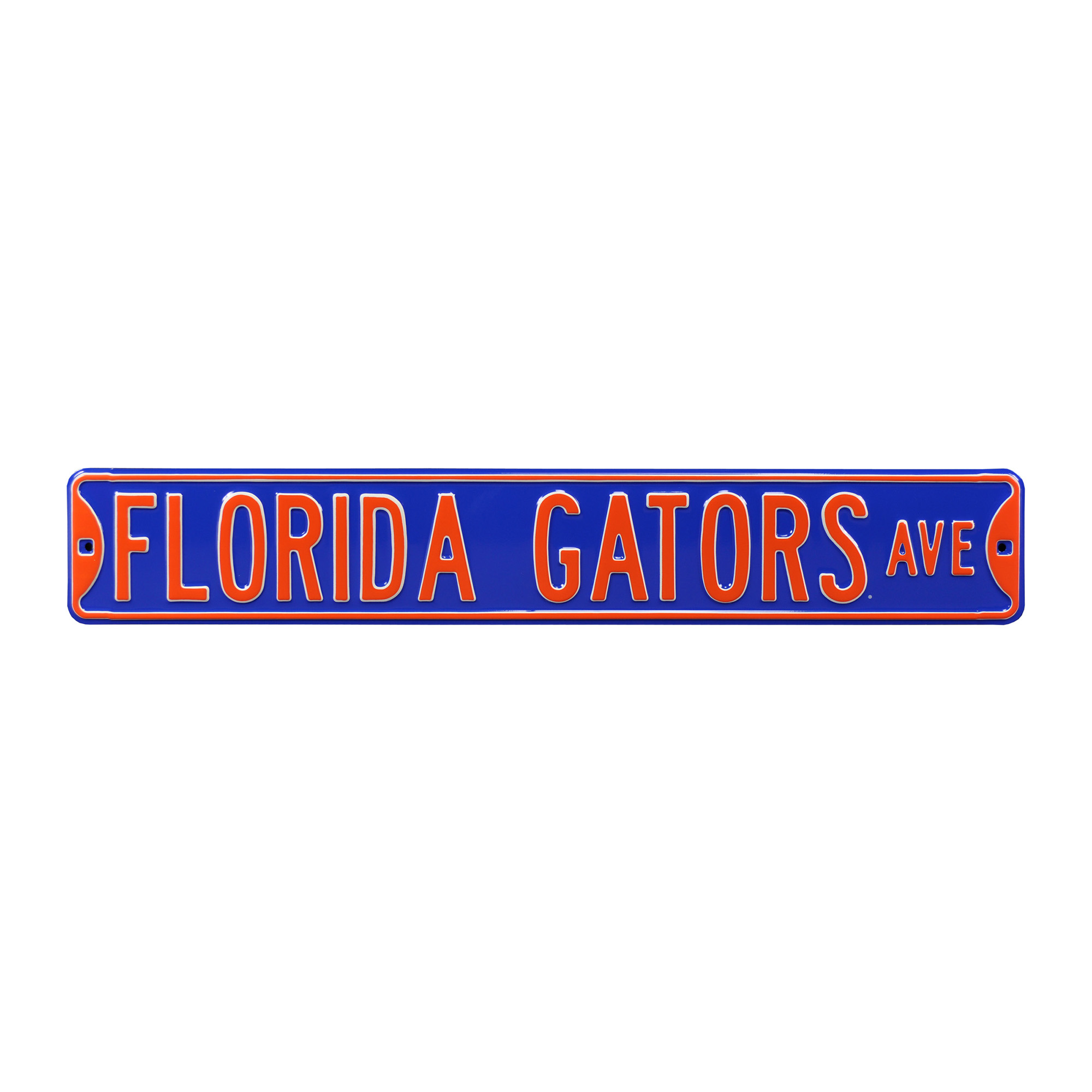 Blue Florida Gators 6″ x 36″ College Ave Team Street Sign Blue Florida Gators 6″ x 36″ College Ave Team Street Sign