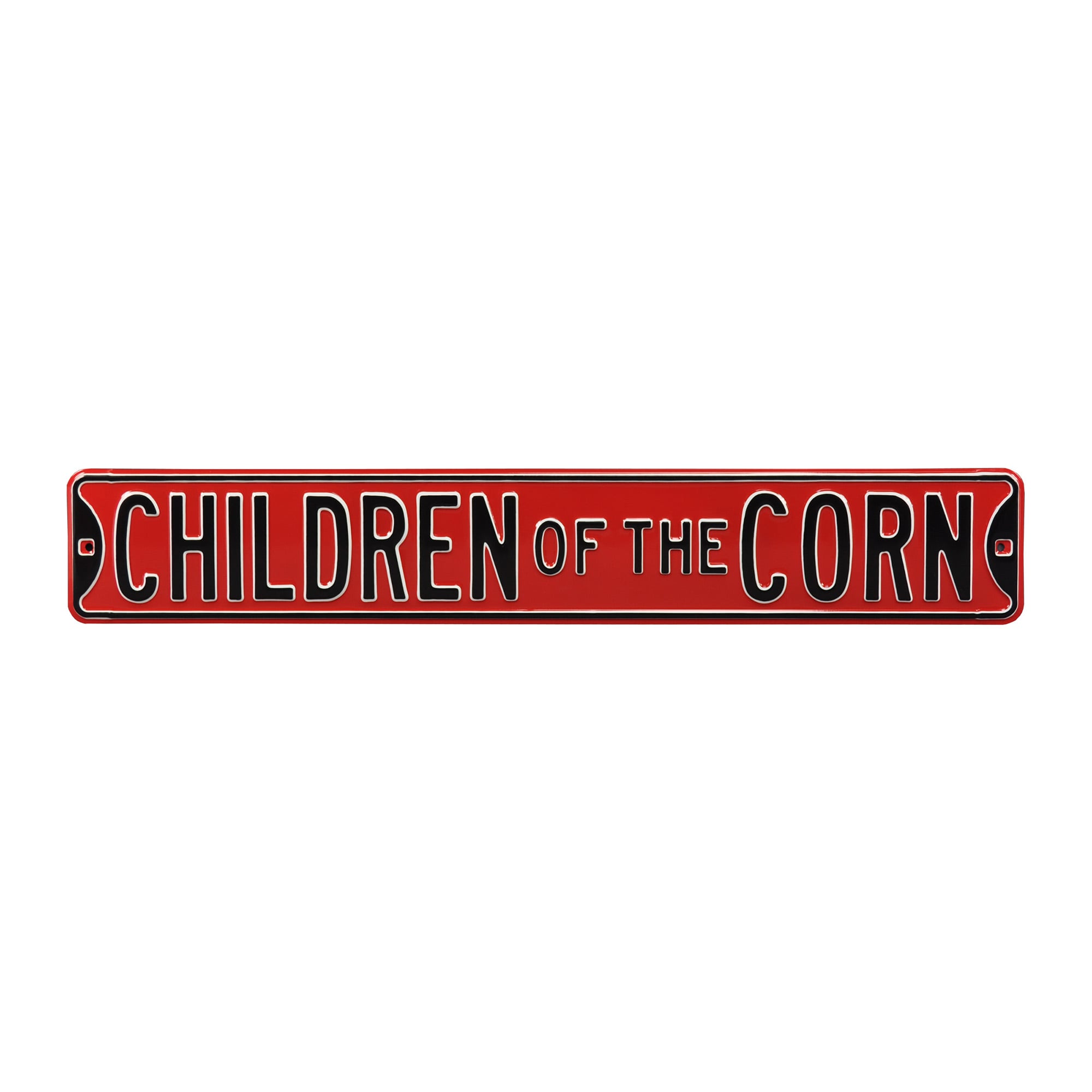 Scarlet Nebraska Huskers 6" x 36" College Ave Premium Steel Street Sign