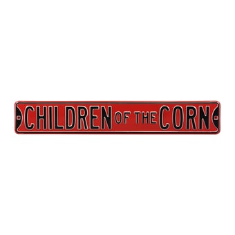 Scarlet Nebraska Huskers 6" x 36" College Ave Premium Steel Street Sign