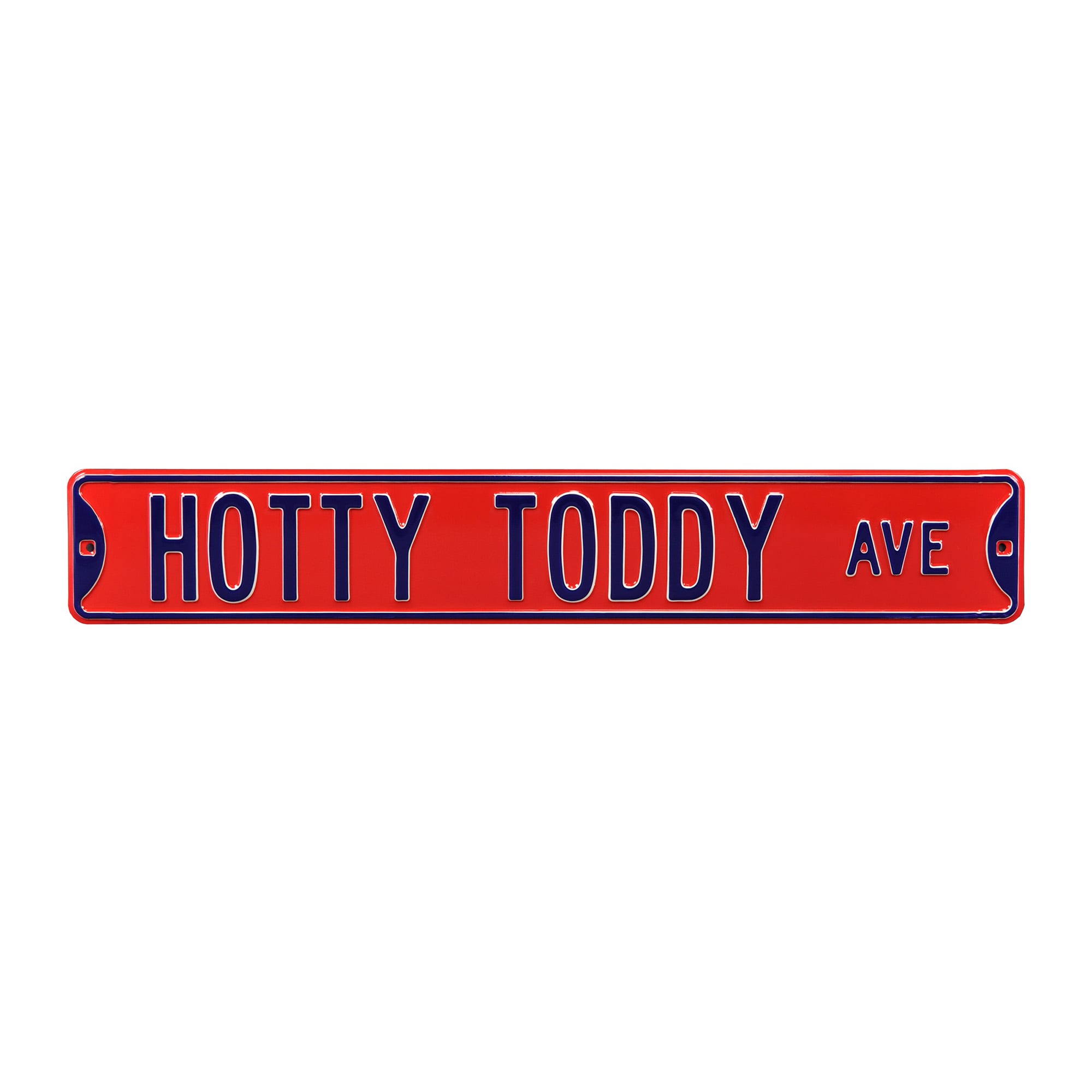 Red Ole Miss Rebels 6" x 36" College Ave Team Street Sign