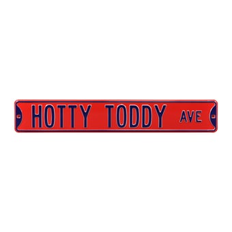 Red Ole Miss Rebels 6" x 36" College Ave Team Street Sign