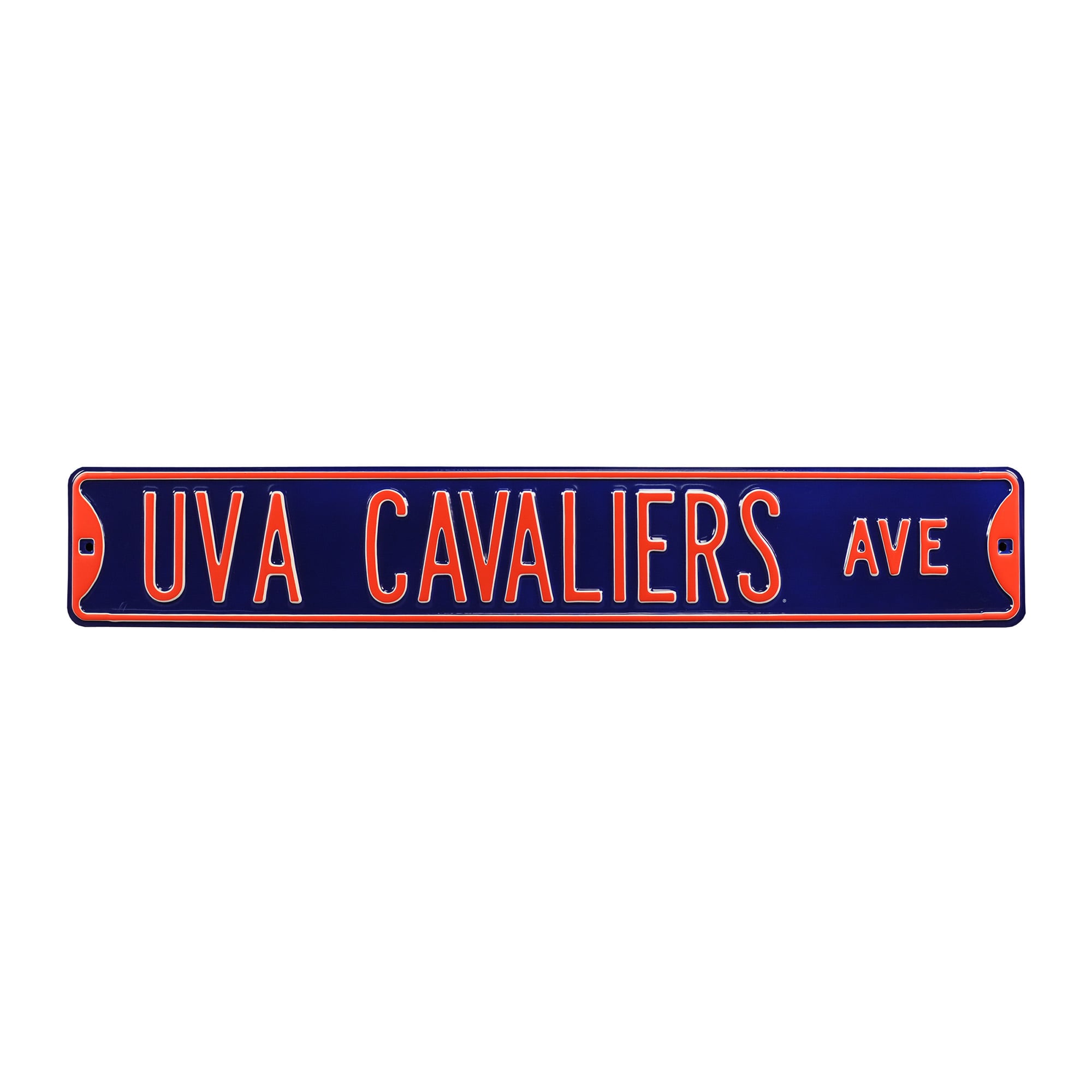 Navy Virginia Cavaliers 6" x 36" College Ave Street Sign