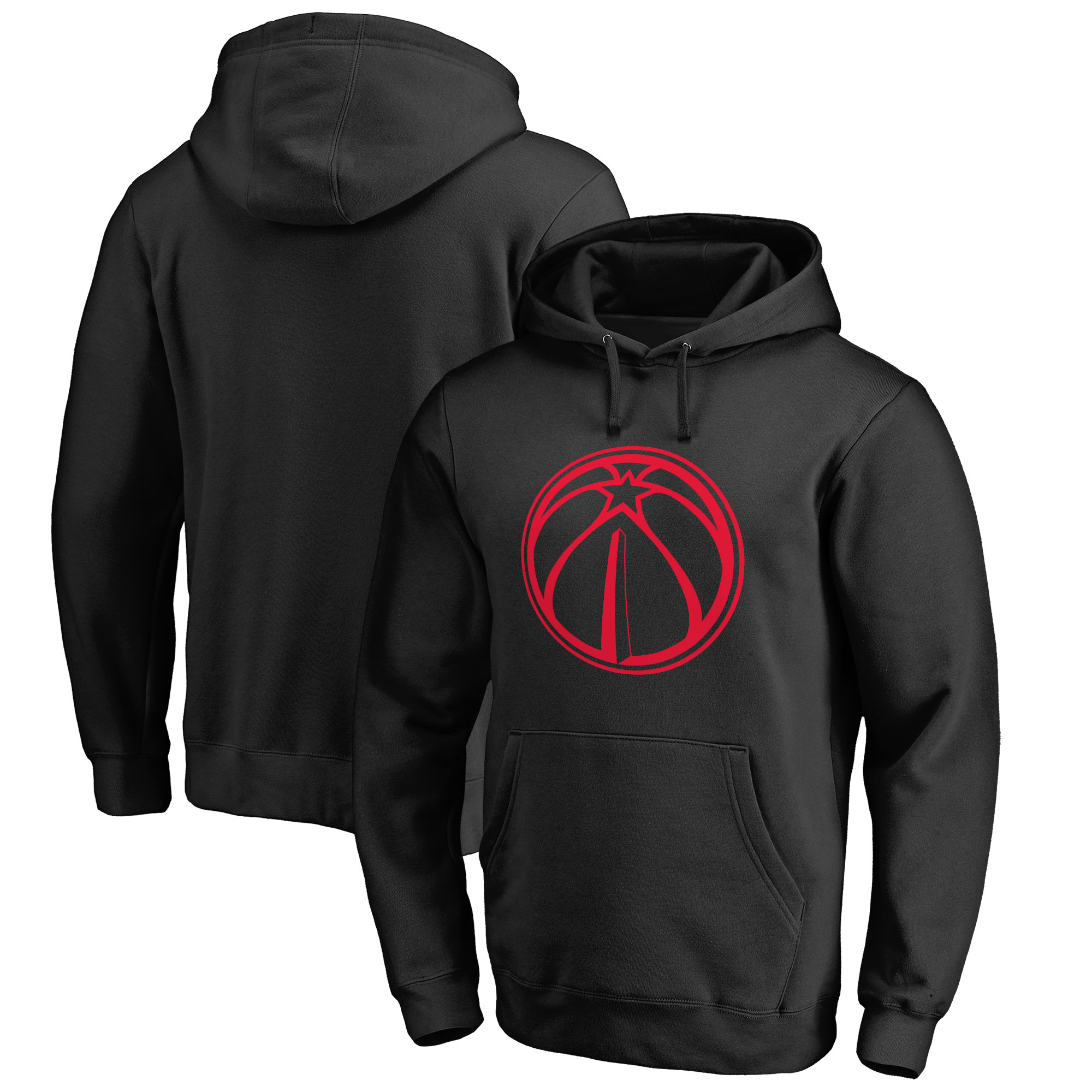 Men's Black Washington Wizards Taylor Pullover Hoodie