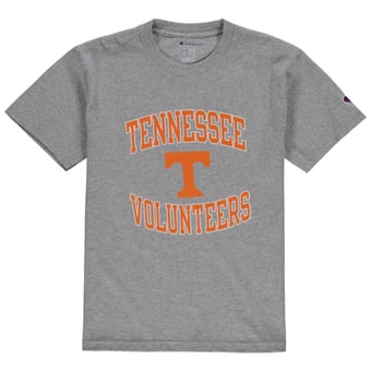Youth Champion Gray Tennessee Volunteers Circling Team Jersey T-Shirt