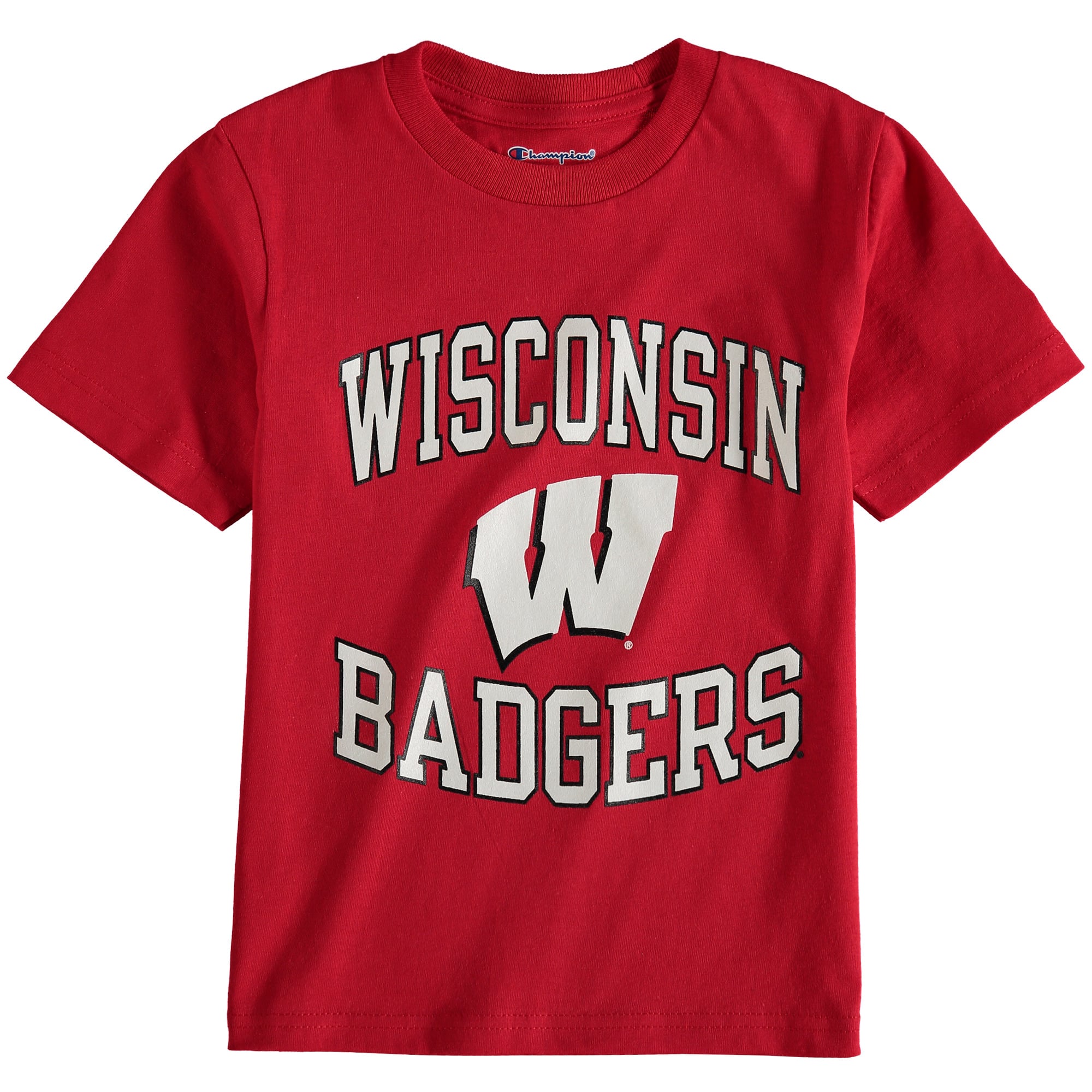 Youth Champion Red Wisconsin Badgers Circling Team Jersey T-Shirt