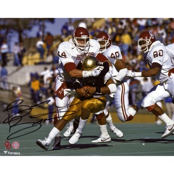 Brian Bosworth Oklahoma Sooners Autographed 8" x 10" Tackle Photograph