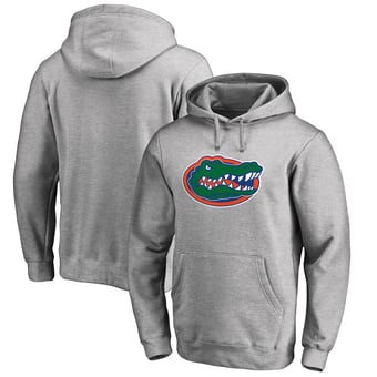Men's Ash Florida Gators Primary Team Logo Pullover Hoodie