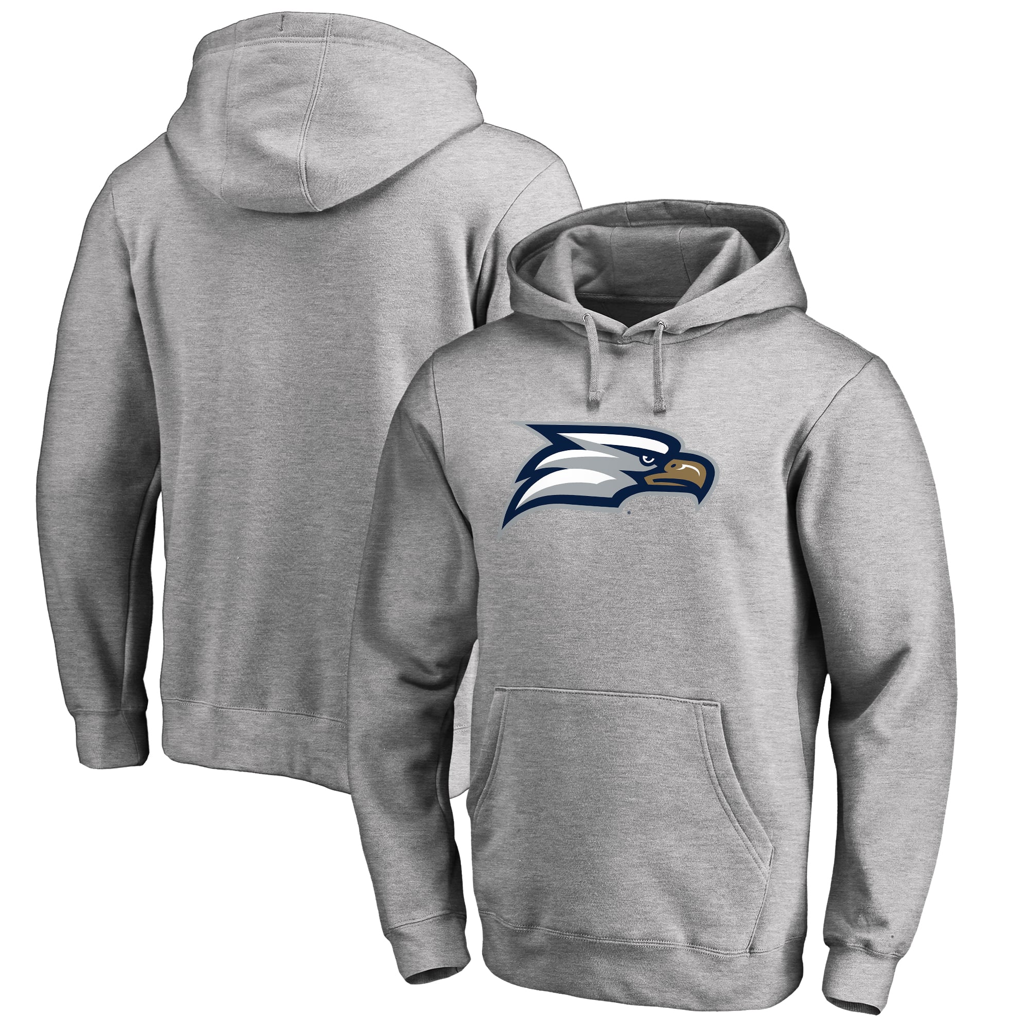 Men's Ash Georgia Southern Eagles Primary Team Logo Pullover Hoodie