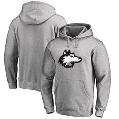 Men's Ash Northern Illinois Huskies Primary Team Logo Pullover Hoodie