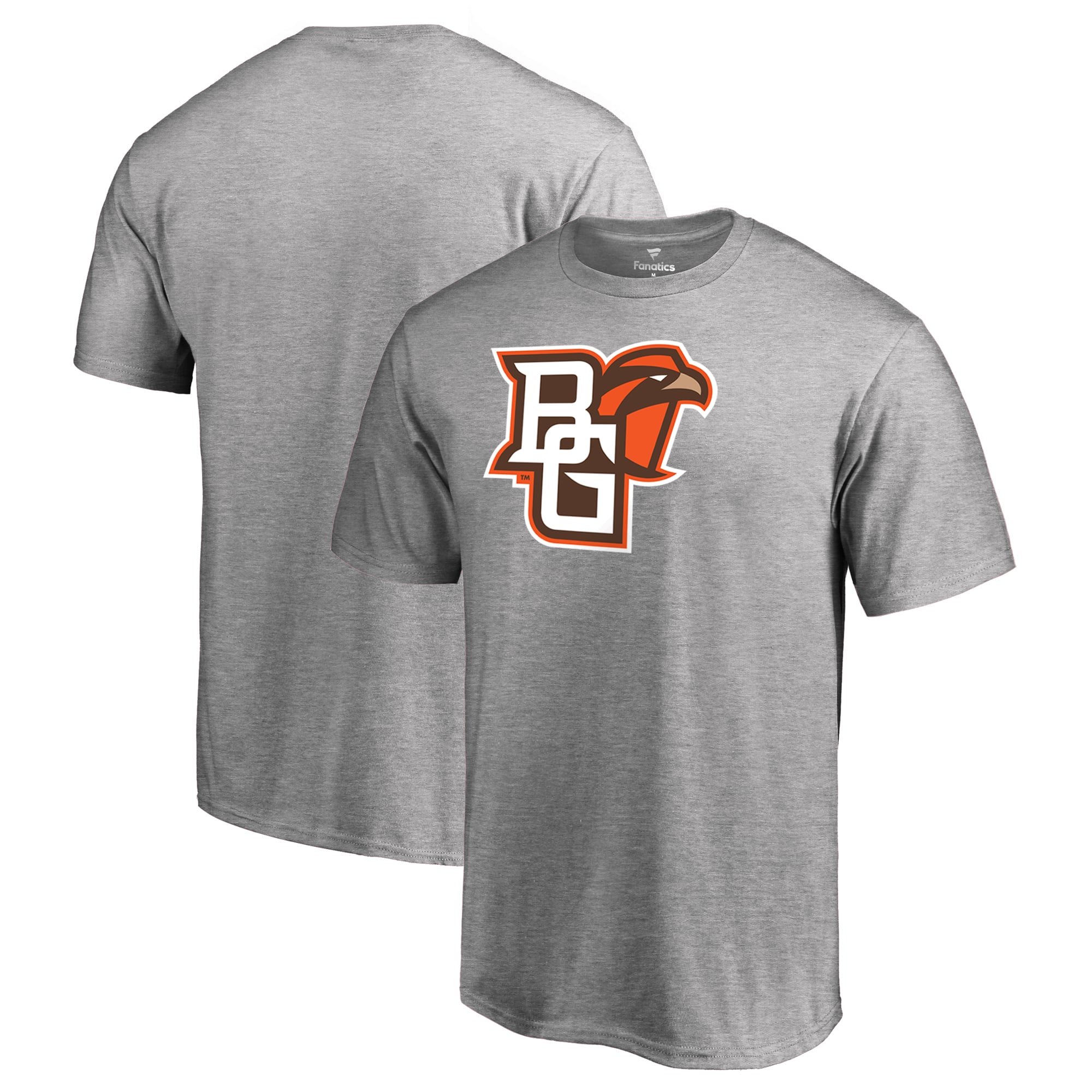 Men's Ash Bowling Green St. Falcons Primary Team Logo T-Shirt