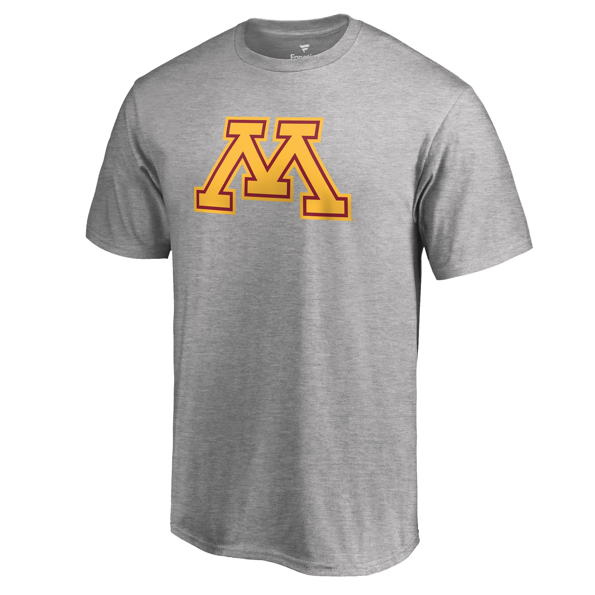 Men's Ash Minnesota Golden Gophers Primary Team Logo T-Shirt
