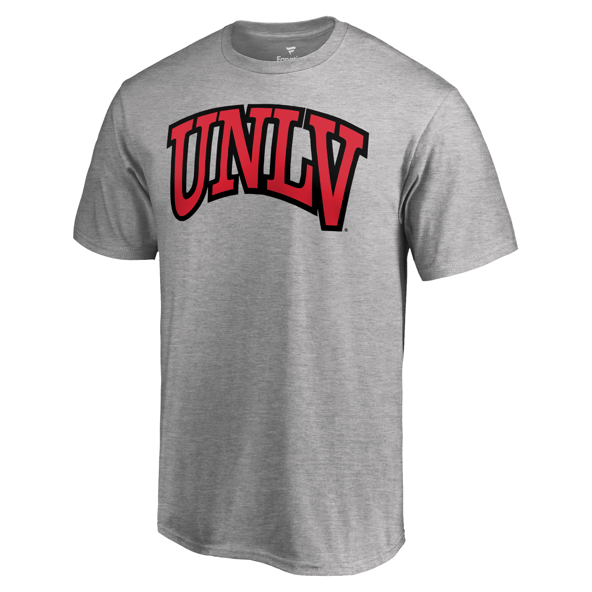 Men's Ash UNLV Rebels Primary Team Logo T-Shirt