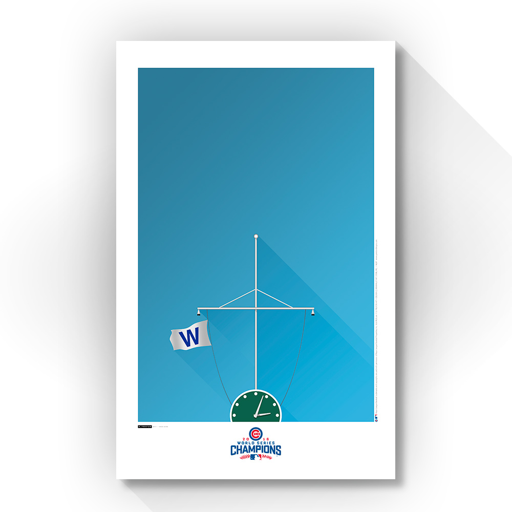 Chicago Cubs 11″ x 17″ 2016 World Series Champions Minimalist Art Flag Poster Chicago Cubs 11″ x 17″ 2016 World Series Champions Minimalist Art Flag Poster