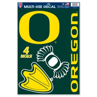 "WinCraft Oregon Ducks 11"" x 17"" Multi-Use Decal Sheet"
