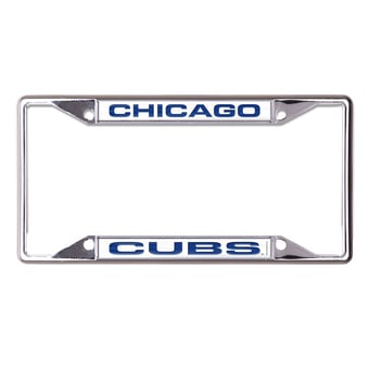 WinCraft Chicago Cubs Inlaid License Plate Frame