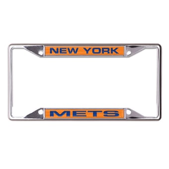 WinCraft New York Mets Inlaid License Plate Frame