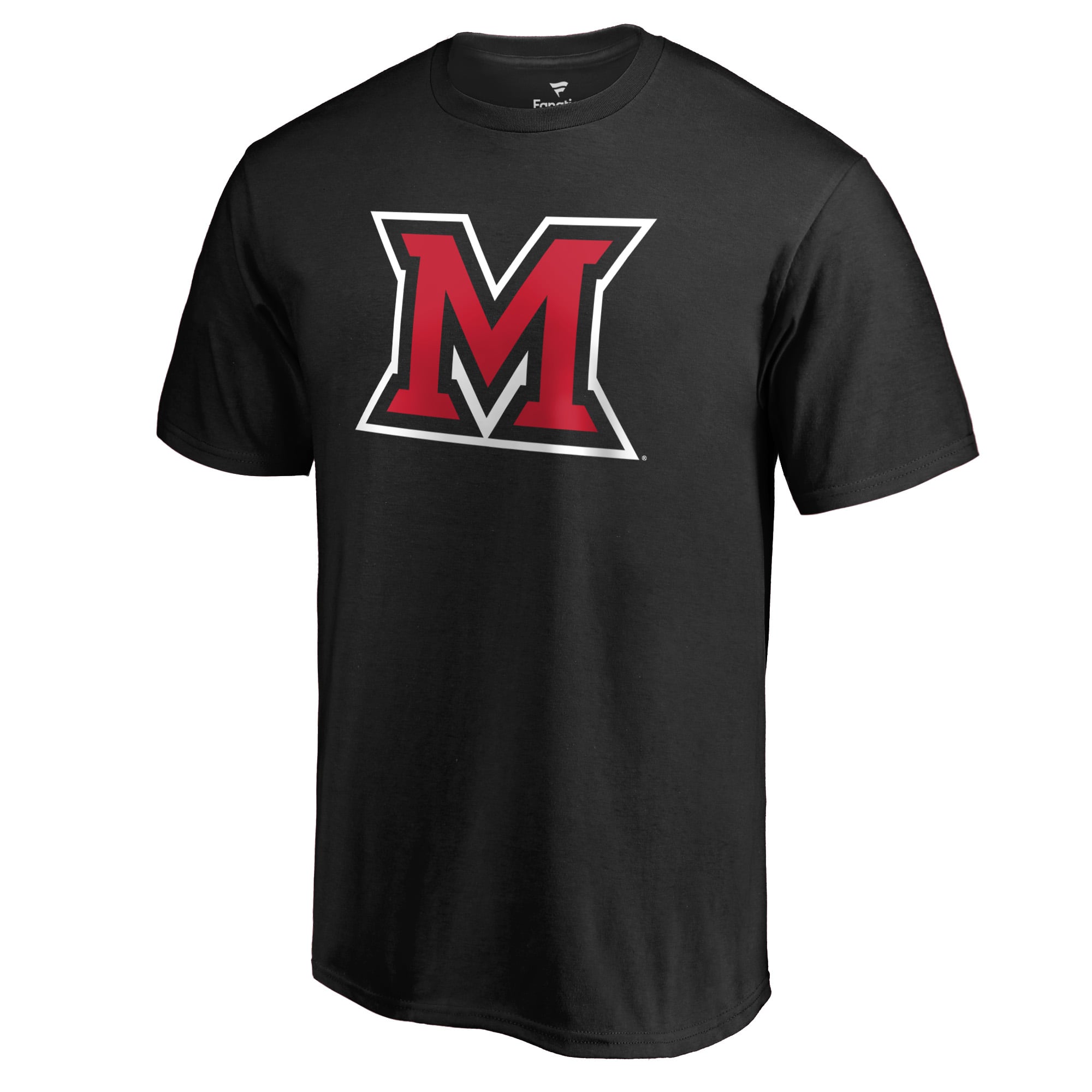 Men's Black Miami University RedHawks Primary Logo T-Shirt