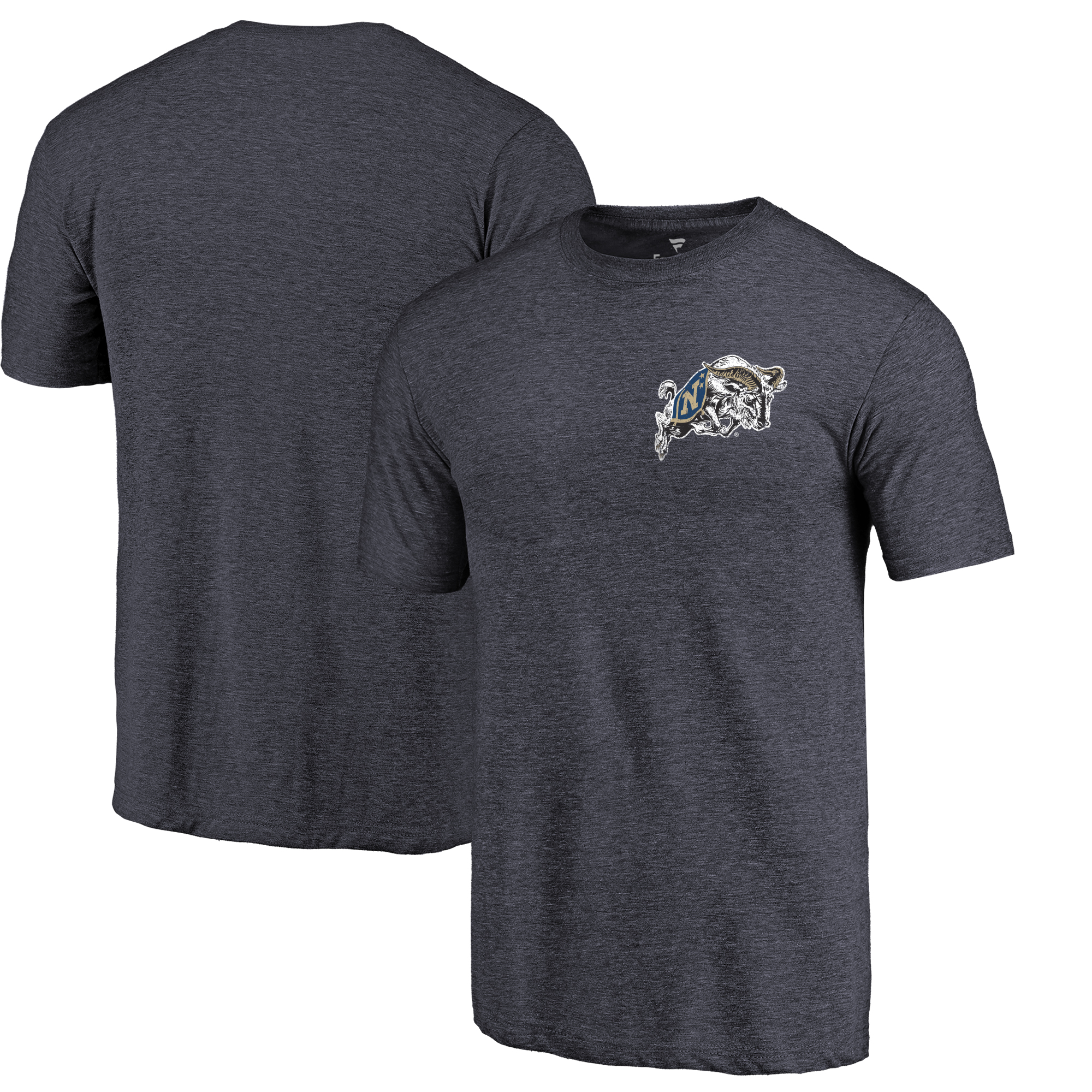 Men’s Navy Navy Midshipmen Left Chest Distressed Logo Tri-Blend T-Shirt Men’s Navy Navy Midshipmen Left Chest Distressed Logo Tri-Blend T-Shirt