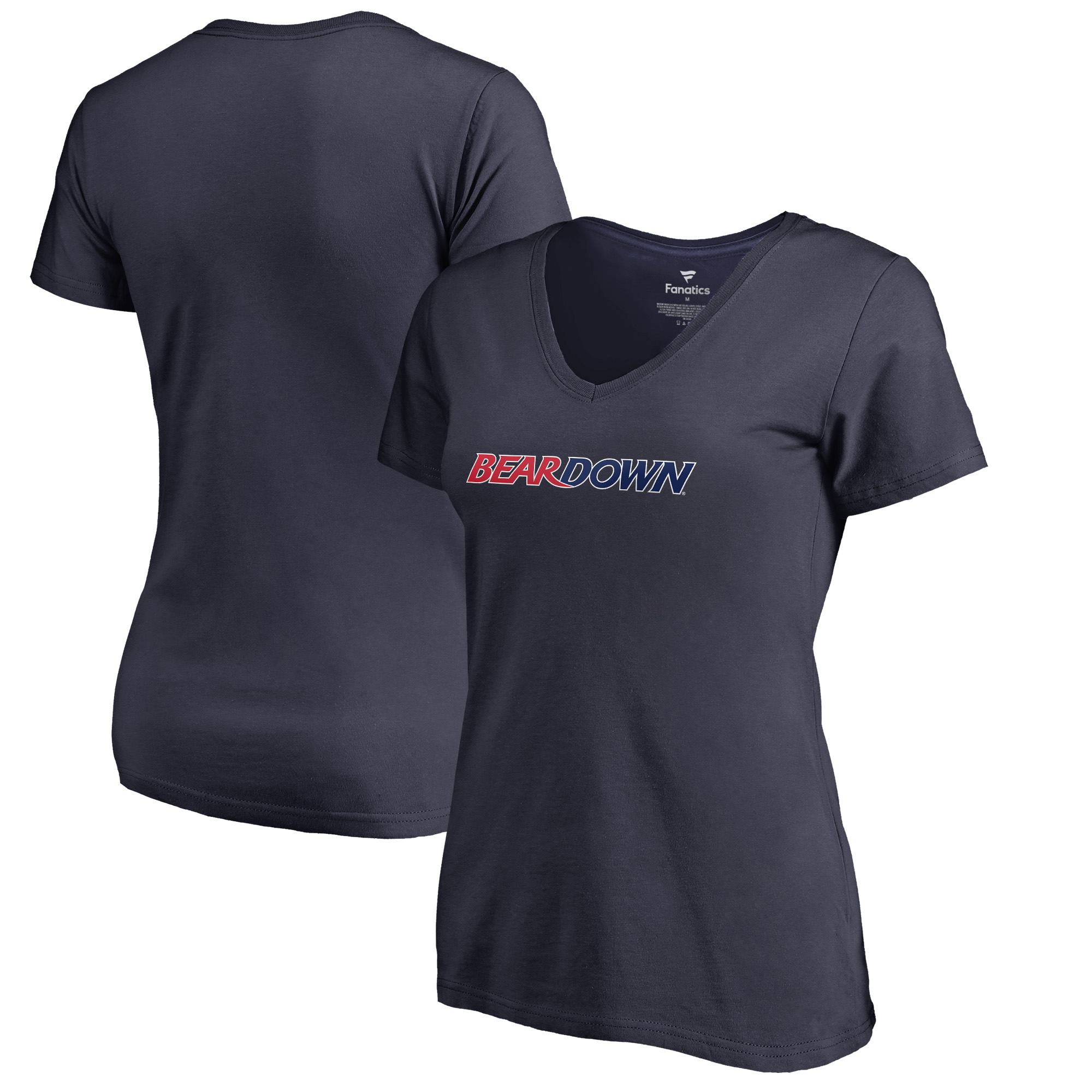 Women's Navy Arizona Wildcats Alternate Auxillary Logo V-Neck T-Shirt