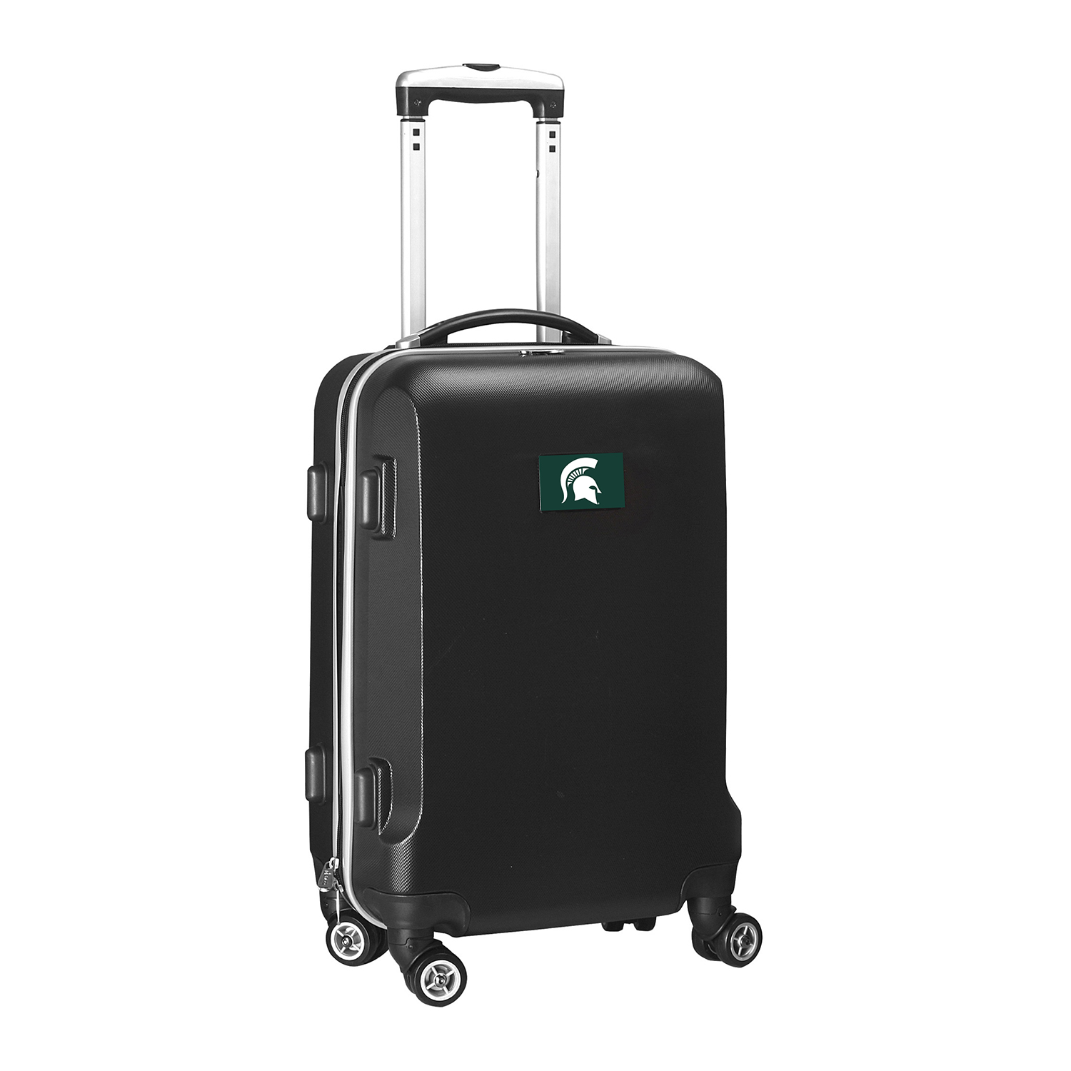 MOJO Black Michigan State Spartans 21" 8-Wheel Hardcase Spinner Carry-On Luggage