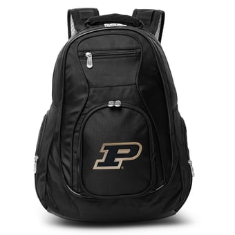 MOJO Black Purdue Boilermakers 19'' Laptop Travel Backpack