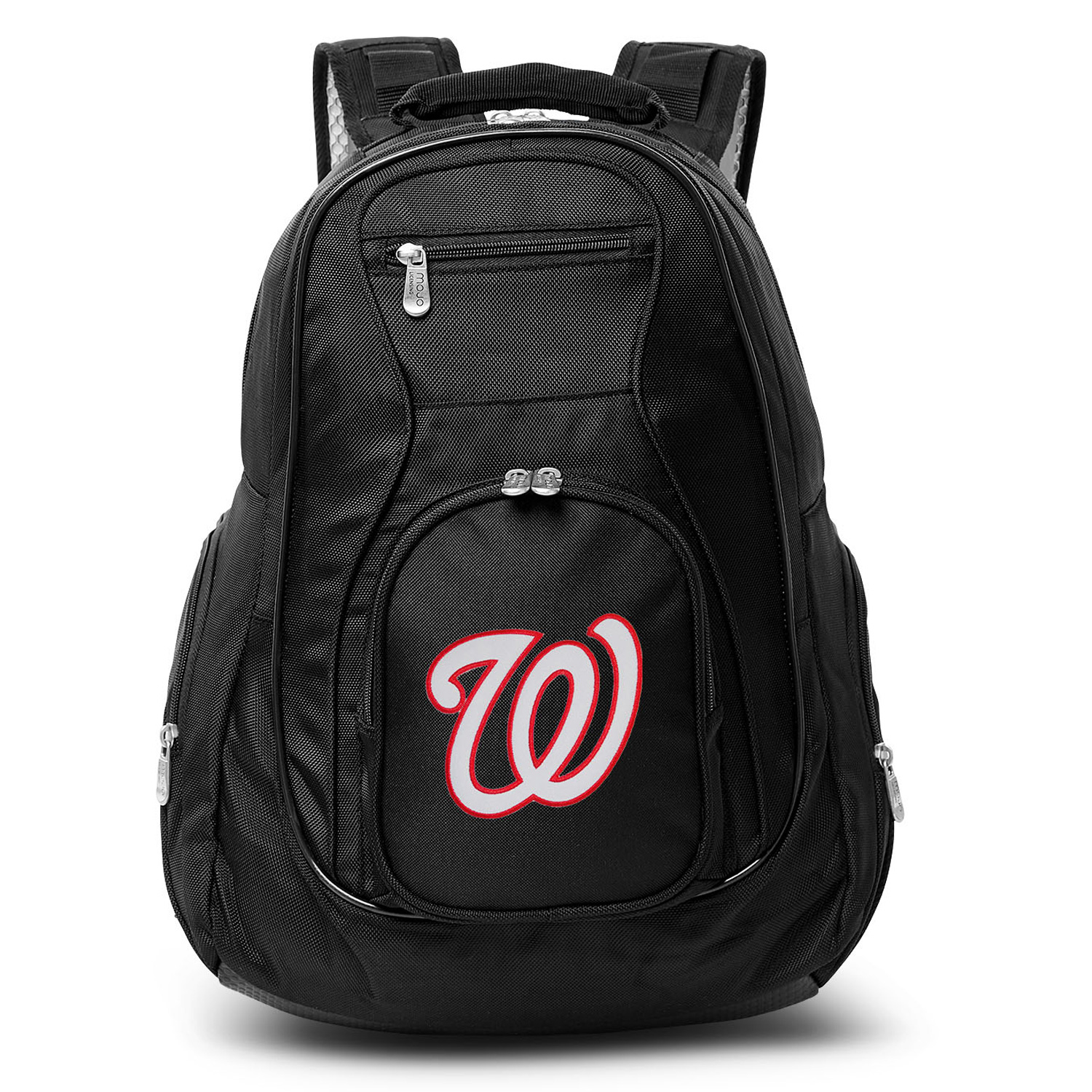 MOJO Black Washington Nationals 19” Laptop Travel Backpack MOJO Black Washington Nationals 19” Laptop Travel Backpack