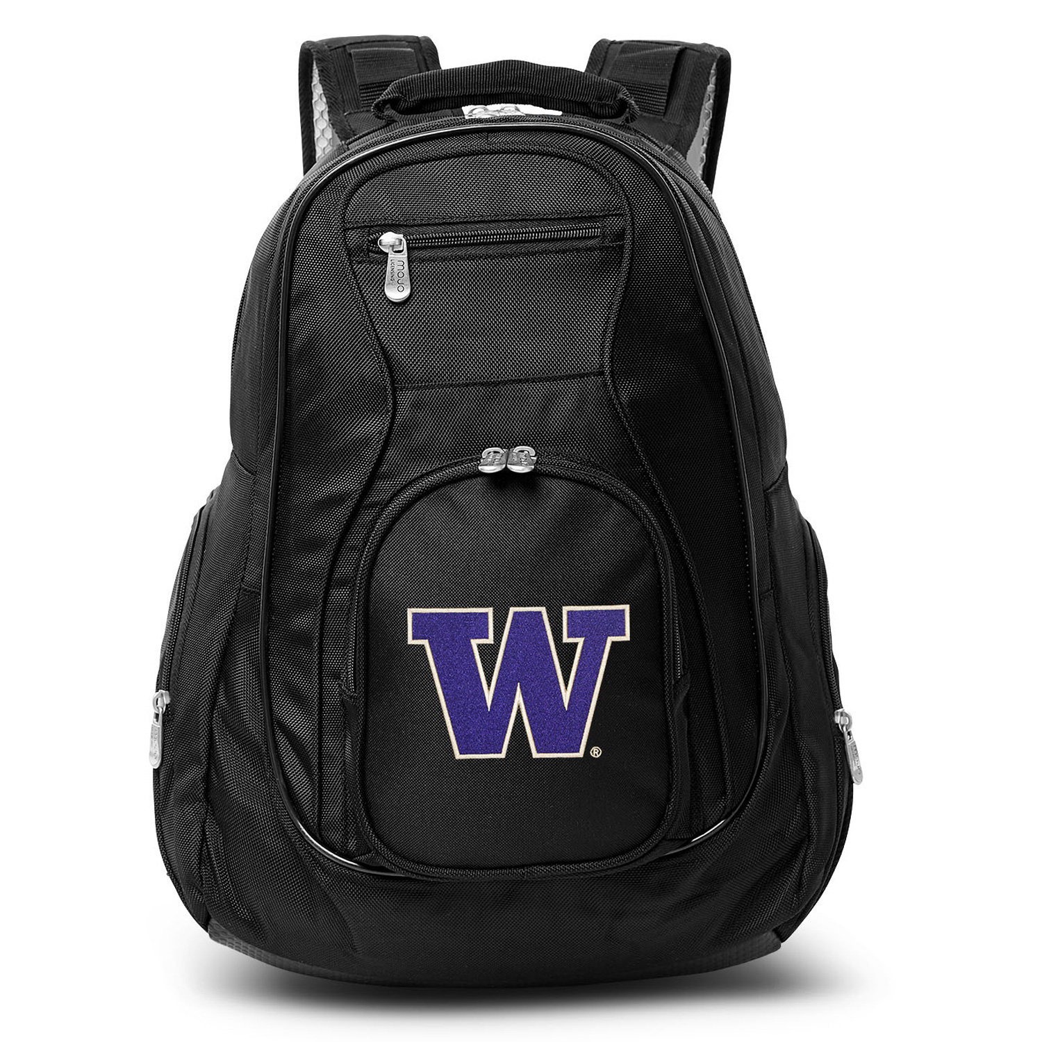 MOJO Black Washington Huskies 19'' Laptop Travel Backpack