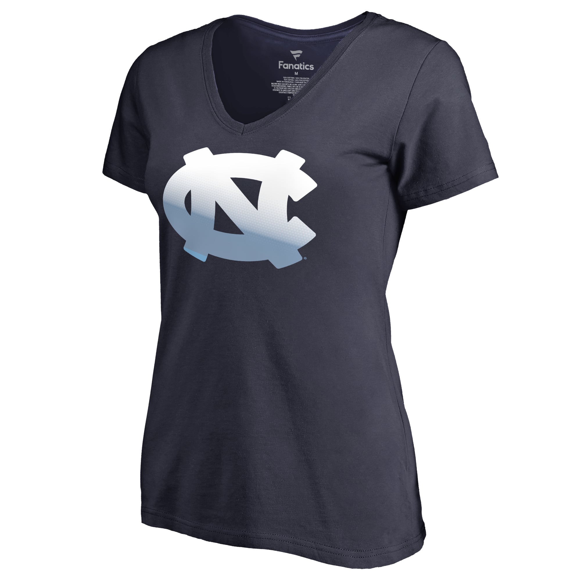 Women's Navy North Carolina Tar Heels Gradient Logo T-Shirt