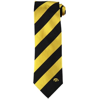 Men's Iowa Hawkeyes Regiment Woven Silk Tie