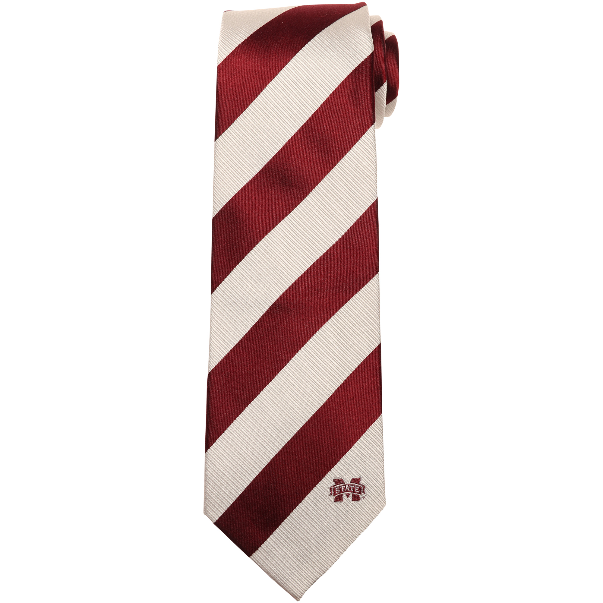 Men's Mississippi State Bulldogs Regiment Woven Silk Tie: retailer-supplied image