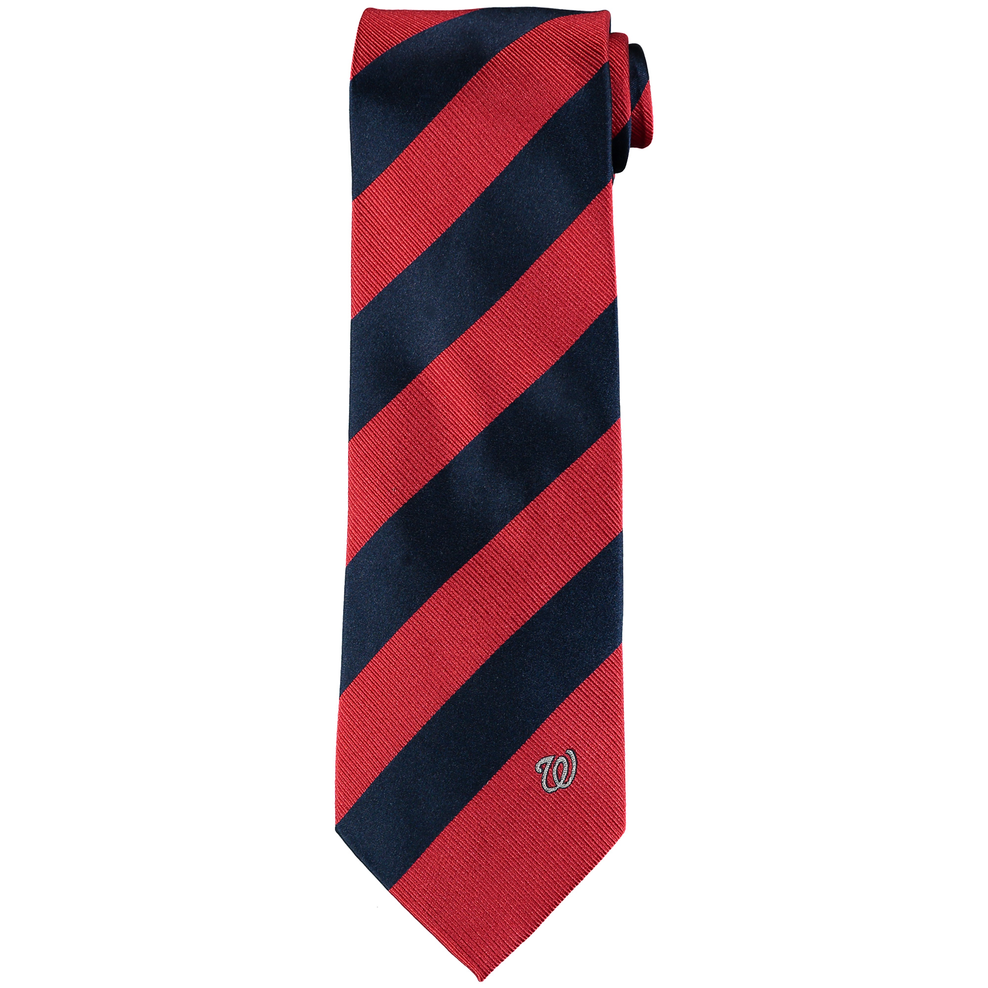 Men's Washington Nationals Regiment Woven Silk Tie: retailer-supplied image