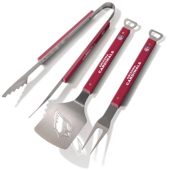 Fanpoint Arizona Cardinals Spirit Series 3-Piece BBQ Set