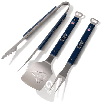 Fanpoint Los Angeles Rams Spirit Series 3-Piece BBQ Set