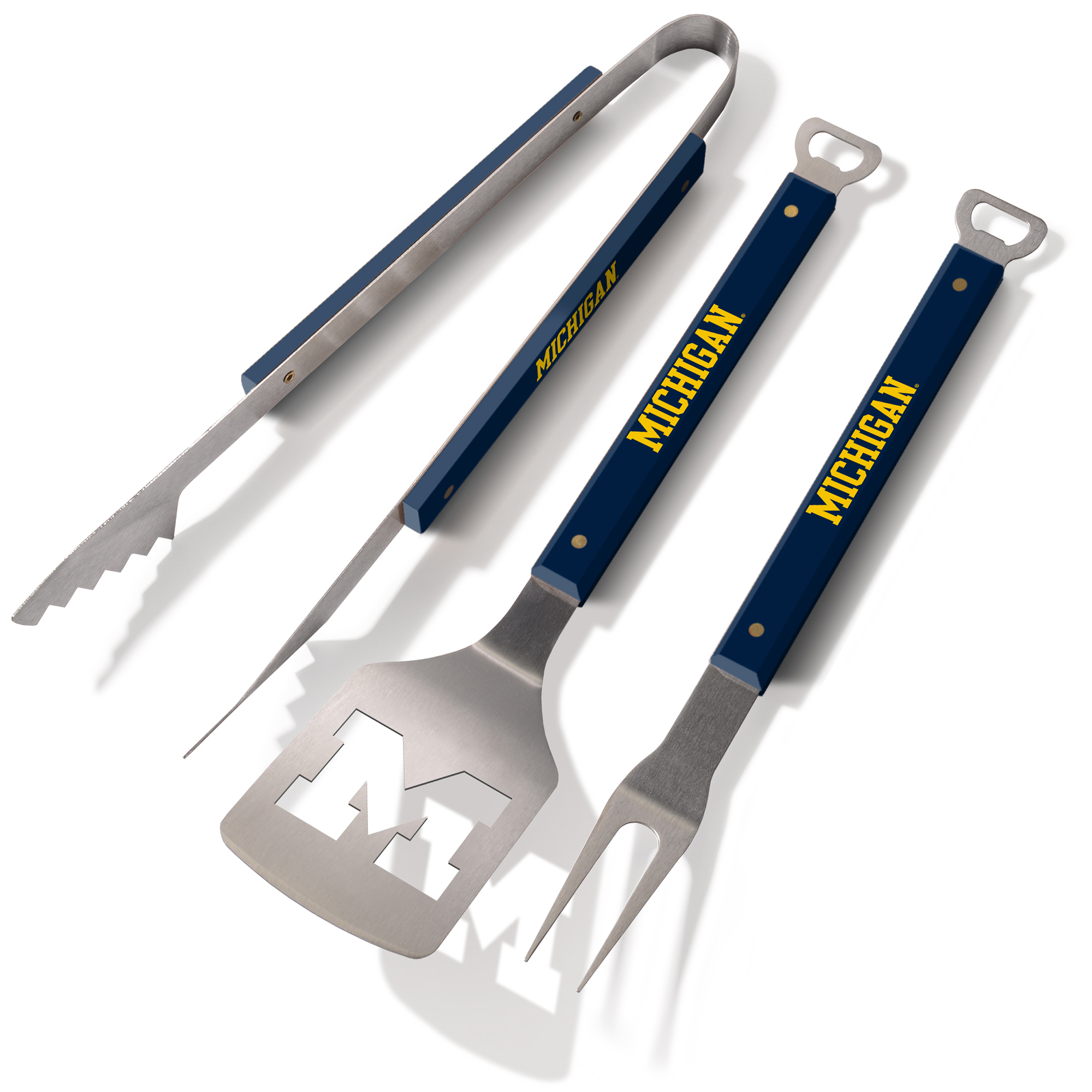 Fanpoint Michigan Wolverines Spirit Series 3-Piece BBQ Set