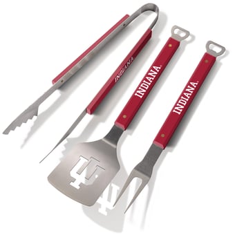 IDNA Indiana Hoosiers Spirit Series 3-Piece BBQ Set