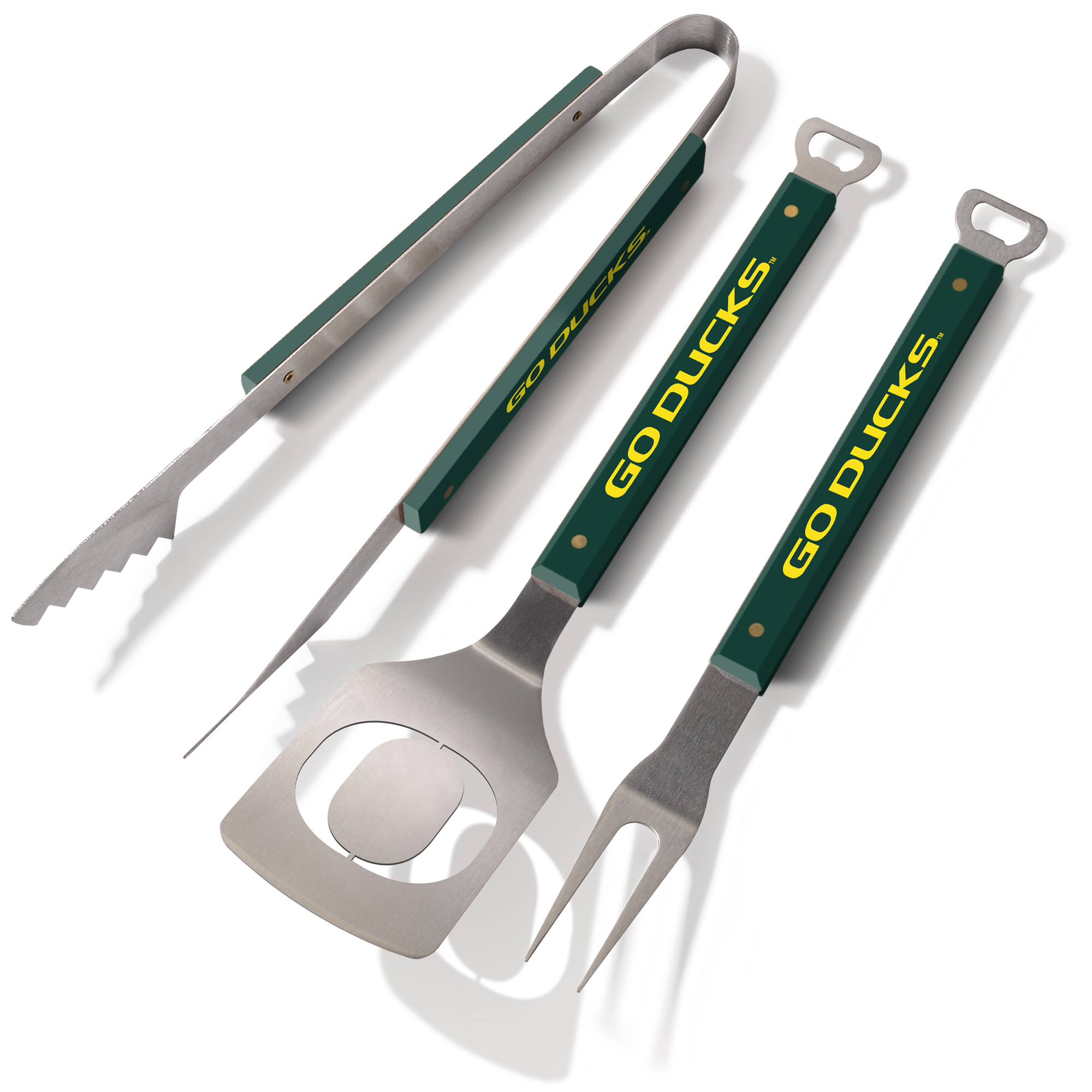 IDNA Oregon Ducks Spirit Series 3-Piece BBQ Set
