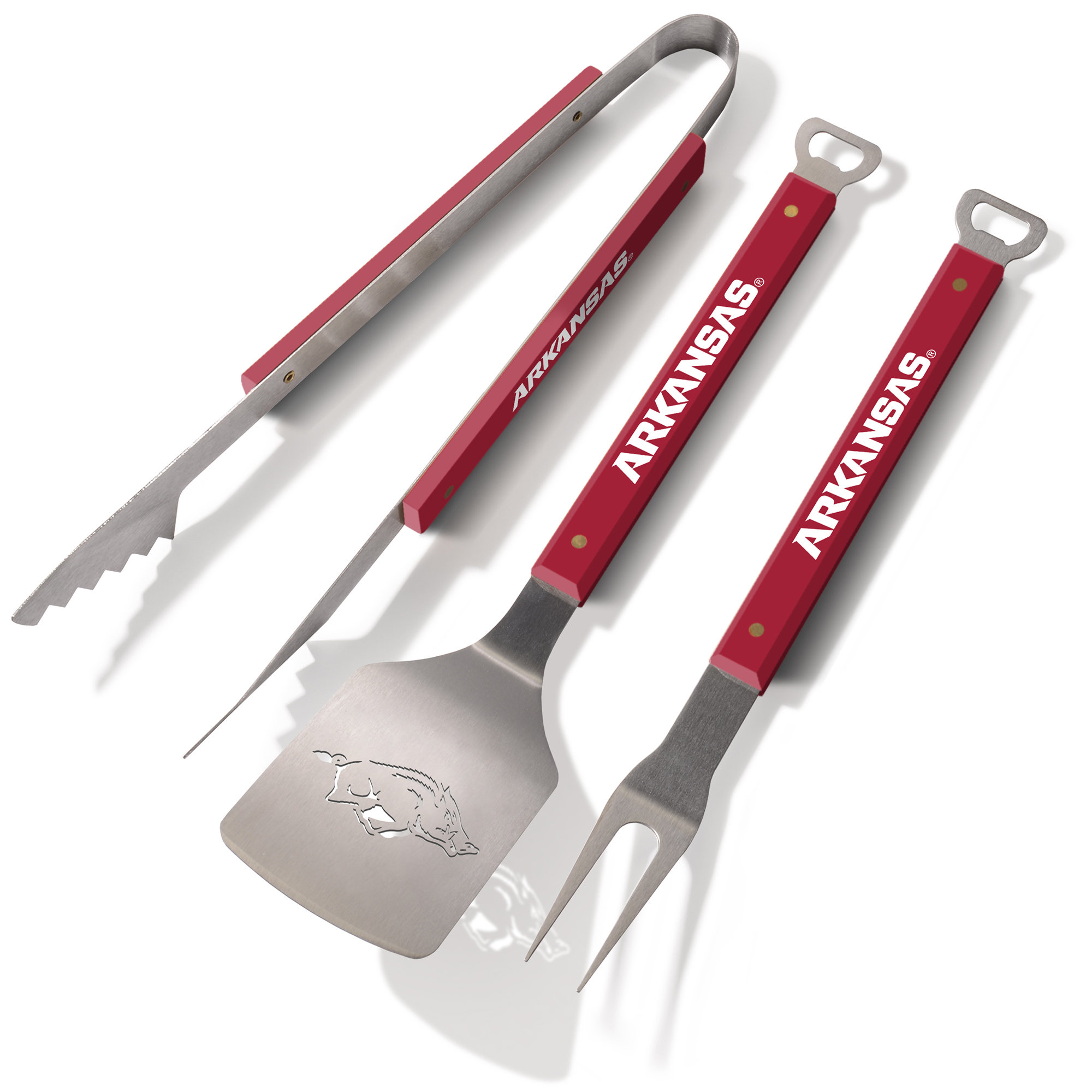 Fanpoint Arkansas Razorbacks Spirit Series 3-Piece BBQ Set