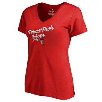 Women's Red Texas Tech Red Raiders Team Mom T-Shirt