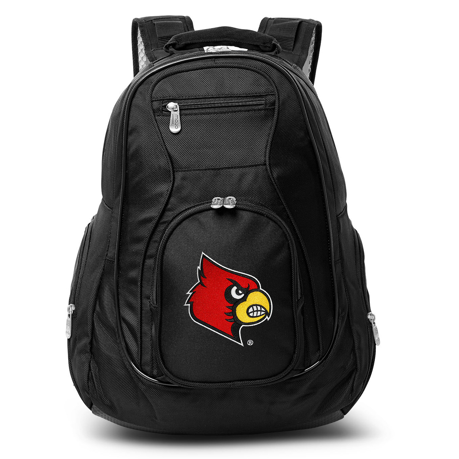 MOJO Black Louisville Cardinals 19'' Laptop Travel Backpack
