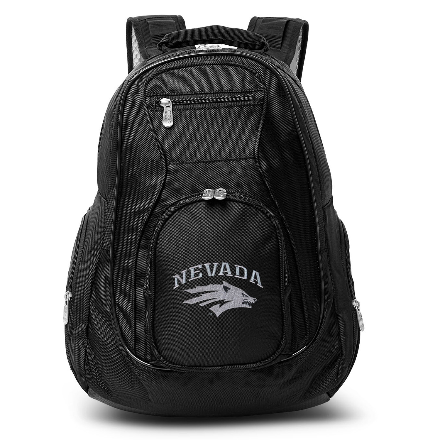 MOJO Gray Nevada Wolf Pack 19'' Laptop Travel Backpack