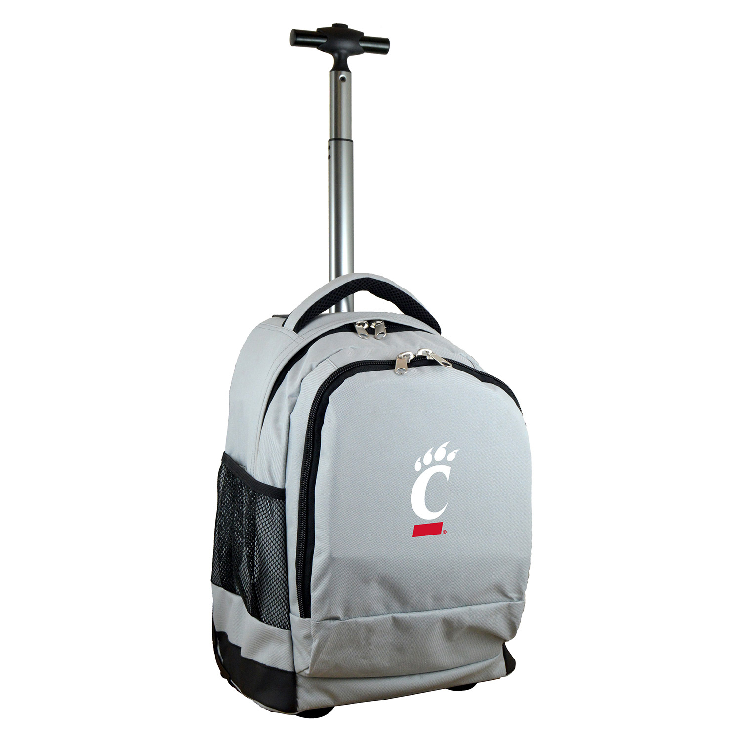 Gray Cincinnati Bearcats 19” Premium Wheeled Backpack Gray Cincinnati Bearcats 19” Premium Wheeled Backpack