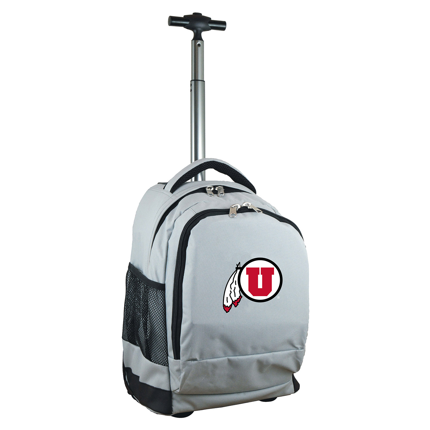 Gray Utah Utes 19” Premium Wheeled Backpack Gray Utah Utes 19” Premium Wheeled Backpack